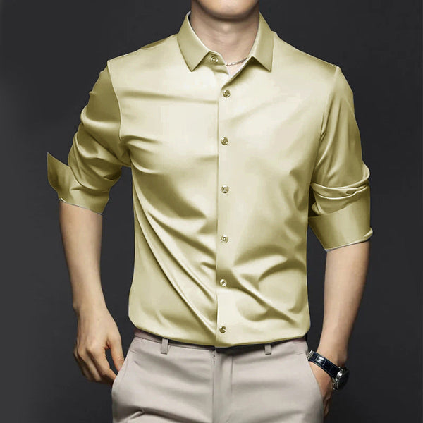 Camicia Classica Antipiega da uomo (Acquista 2 pezzi,il secondo lo paghi la metà)