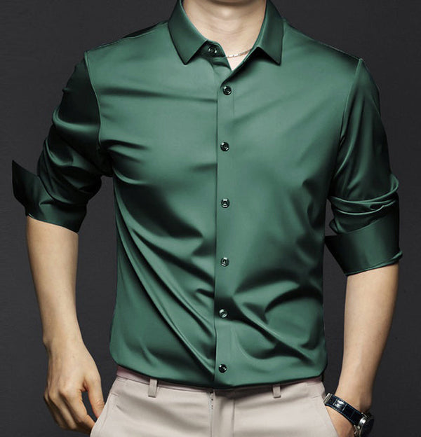 Camicia Classica Antipiega da uomo (Acquista 2 pezzi,il secondo lo paghi la metà)