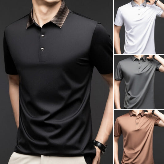 Polo da uomo in cotone mercerizzato e Viscosa di alta qualità