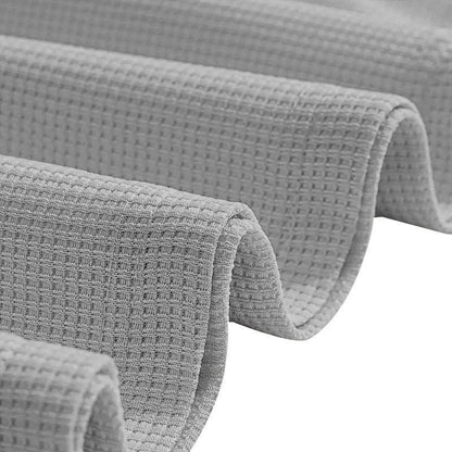Completo Relax®️ da uomo con felpa in maglia Waffle e pantaloni Dritti